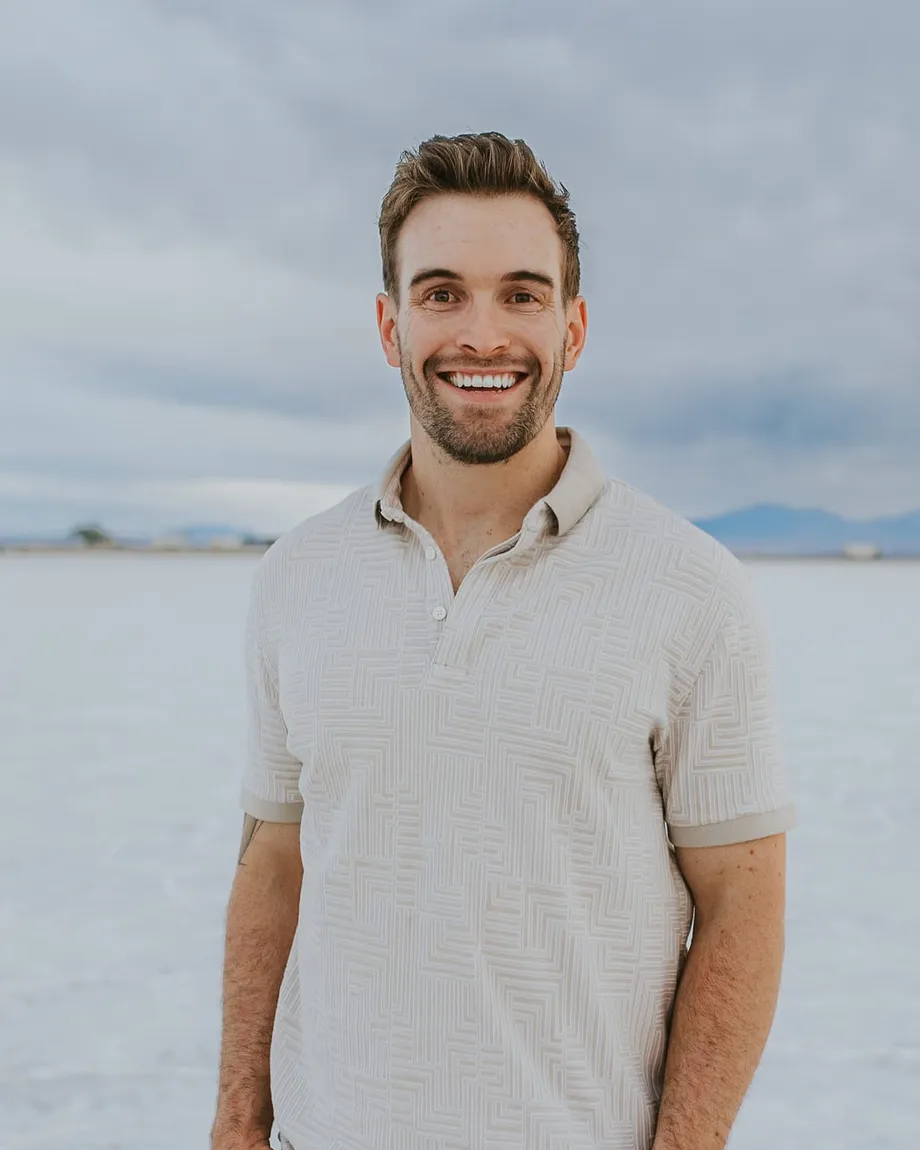 Zack Petersen on the Bonneville Salt Flats